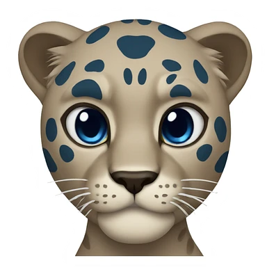 Blue panther sticker