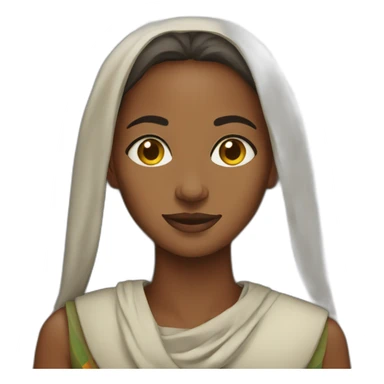 ethiopian woman sticker