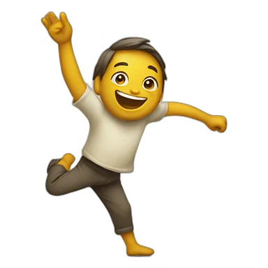 Happy dance sticker