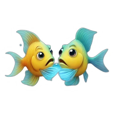 fish-kiss sticker