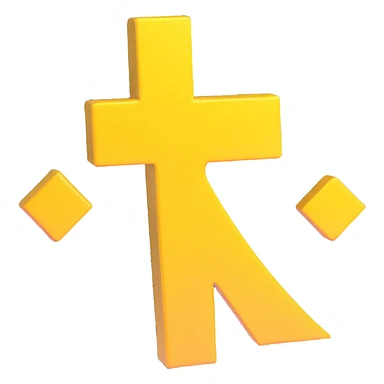 3D style plus sign, shiny and eye-catching sticker