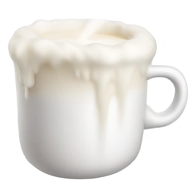 Milk in the mug sticker