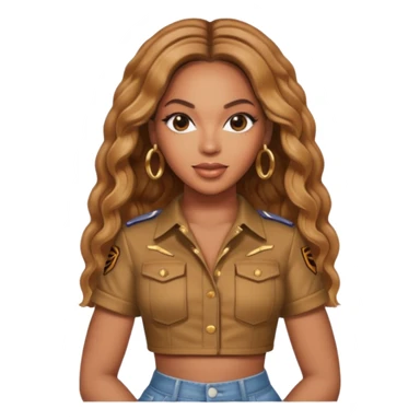 Beyonce from Destiny's Child sticker