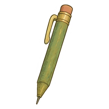 ghibli style mechanical pencil sticker