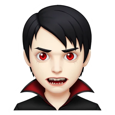 emo vampire sticker