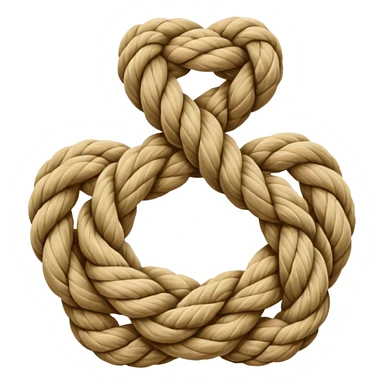Rope Knot – decorative Shibari knot. sticker