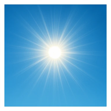 The bright sun sticker