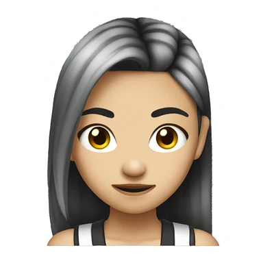 A teenage Asian girl who loves punk rock sticker