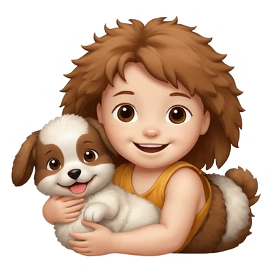 Best friends dog and baby sticker