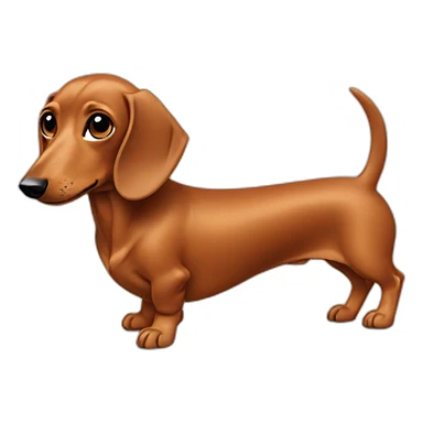 barbie dachshund sticker