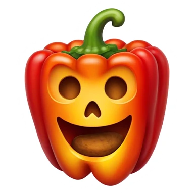 Grilled bellpepper sticker