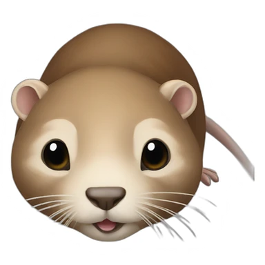 Muskrat pastone 257 sticker