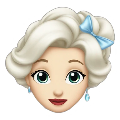 Snowhite kissed cindarella sticker