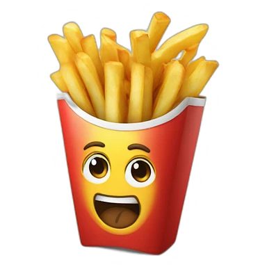 fight-frenchfries sticker