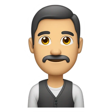 Hombre con la pierna escallolada sticker