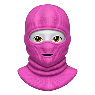 Pink Balaclava sticker