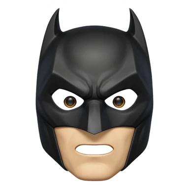 batman mask sticker