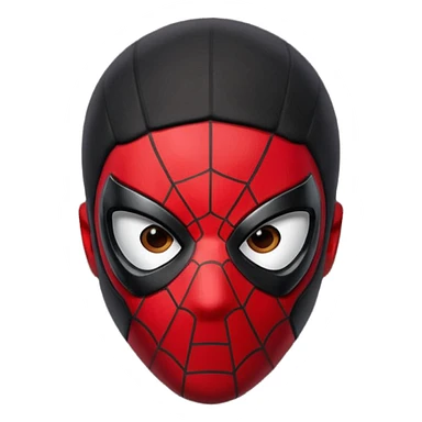 miles morales face mask sticker