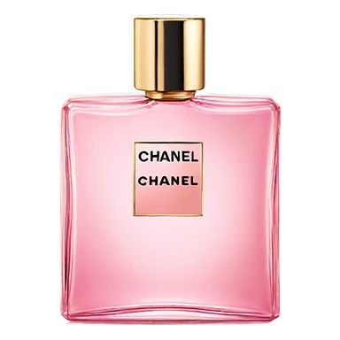 channel pink perfume sticker