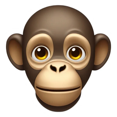 drooling monkey sticker