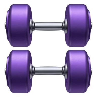 Dumbbell small 1 kg pruble sticker