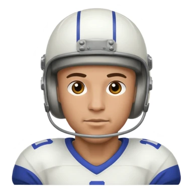 bald, male, football player sticker