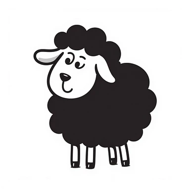 Sheep sticker