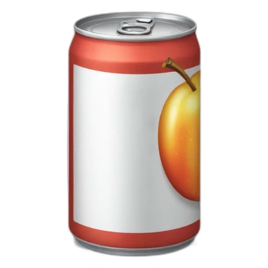 Can of cider sticker