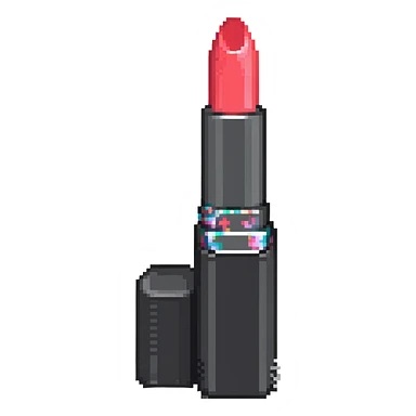 Red lipstick tube sticker