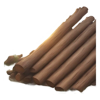 Sunrise with log sticker