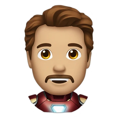 tony iron man sticker