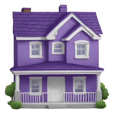 House purple one sticker