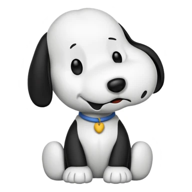 Snoopy a sticker