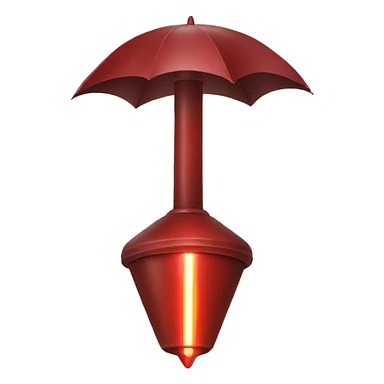 red flashing  sticker