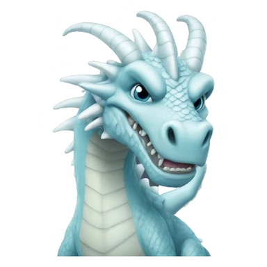 Ice dragon sticker