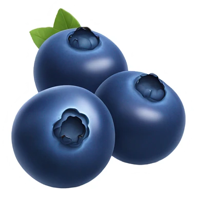 3 Blueberries  sticker