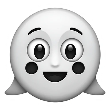 Emoji Black and White  sticker