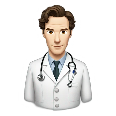 benedict cumberbatch as doctor sticker