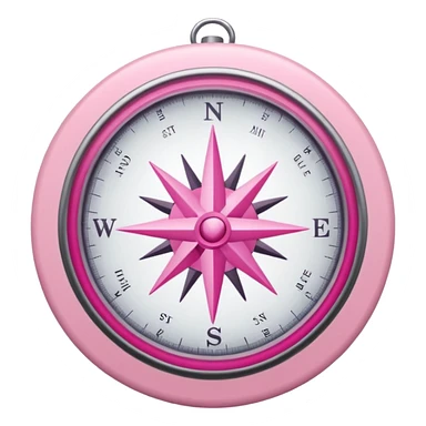 mix light pink dark pink and white girly internet compas sticker