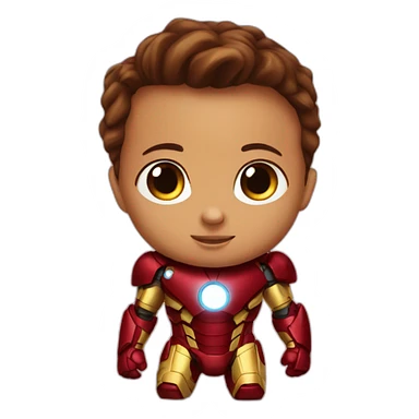 Ironman baby sticker