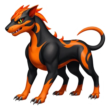Salandit-Houndoom-Litten-Hybrid (Full body) sticker