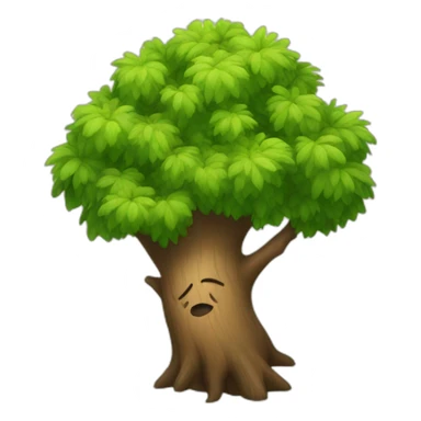 Hug tree sticker