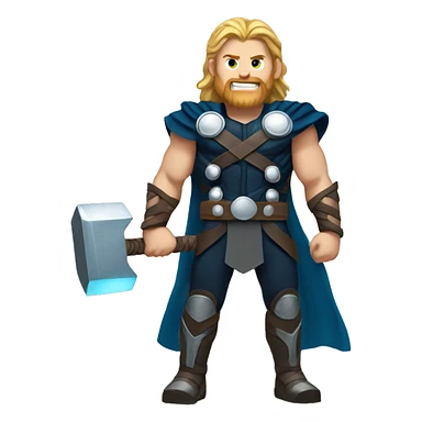 Thor full body sticker