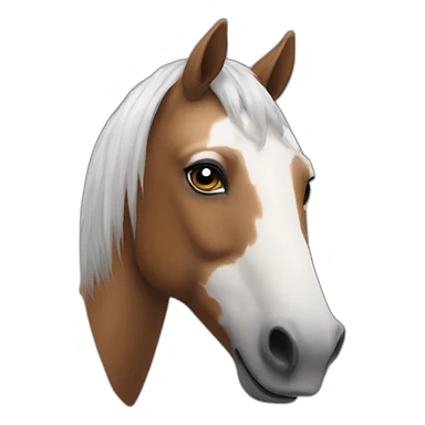 Horse rocket sticker