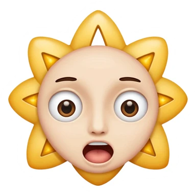 Someone reading a book with star eyes and open mouth sticker