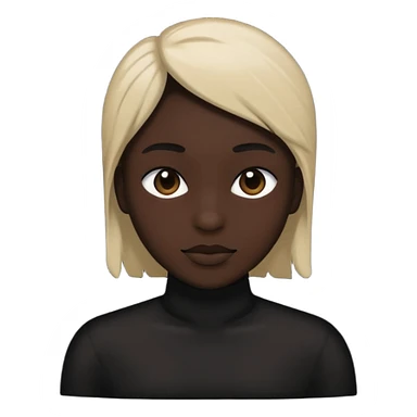 silueta negra persona sticker