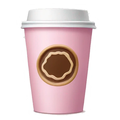 Light pink coffee Starbucks  sticker