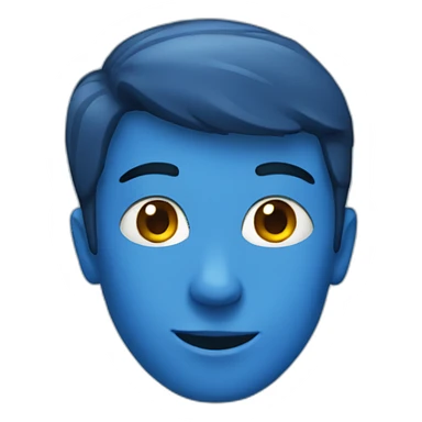 blue-head-boy sticker