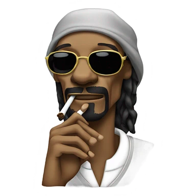 Snoop dogg smoking sticker
