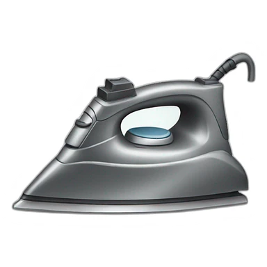 Iron for clothing sticker